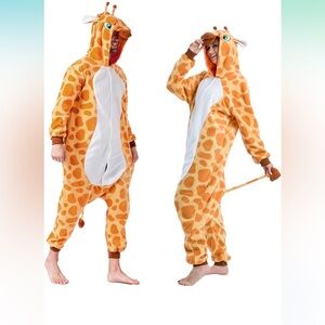 Giraffe Onesie - adult unisex costume XL